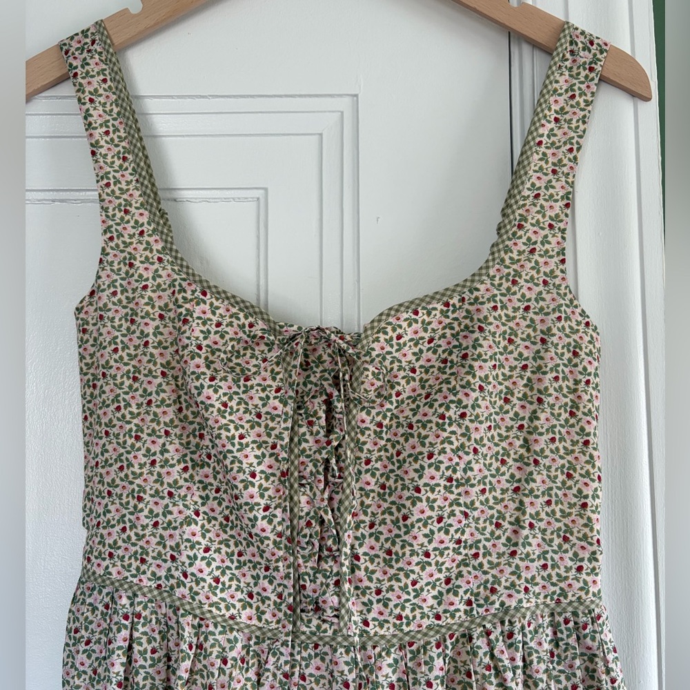 Christy Dawn Adele Dress in Crème Strawberry Size XS